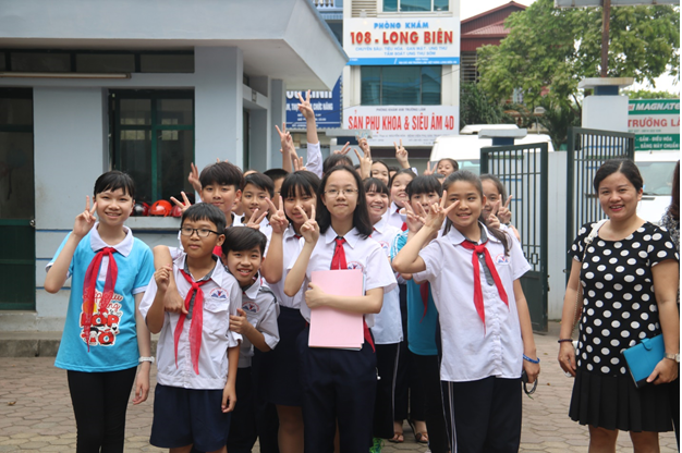 Chương trình giao lưu thiện nguyện “Vòng tay nhân ái” – Lớp 6A5 trường THCS Đô Thị Việt Hưng